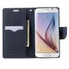 Pouzdro / kryt pro Samsung Galaxy S6 - Mercury, Fancy Diary Mint/Navy