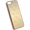 Pouzdro / kryt pro Apple iPhone 5 / 5S / SE - Guess, 4G Aluminum Gold