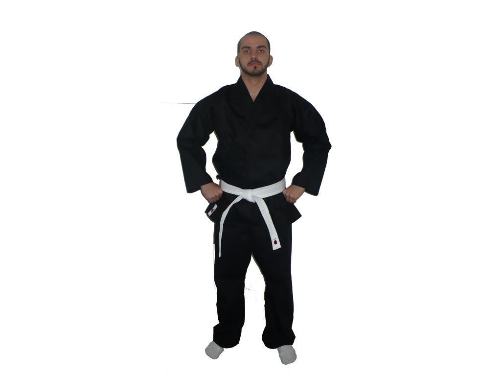 Ippon kimono Karate Standard Black (Velikost 110, Barva ČERNÁ)