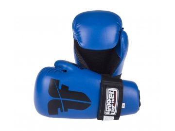 otevřené rukavice fighter strap blue