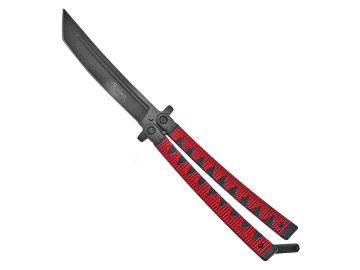 7608 balisong red tanto