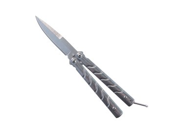7947 1 balisong double edge spinner