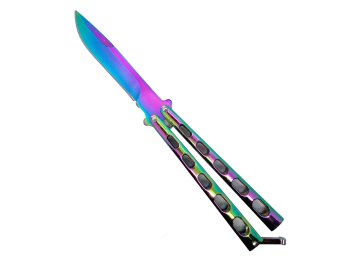 13766 4 motylek rainbow celokovovy