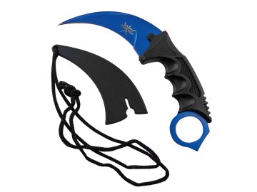 17446 2 karambit claw of t rex logo modry cs go edice