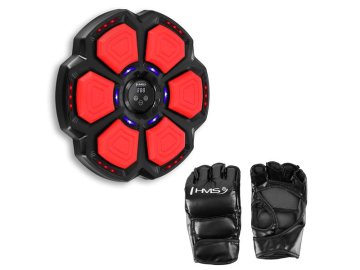 Elektronický boxerský terč HMS TB06 s LED, Bluetooth a rukavicemi (Music Boxing Machine)