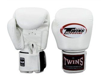 BOXERSKÉ RUKAVICE TWINS WHITE