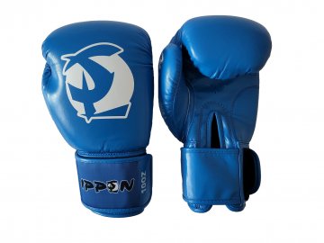 BOXERSKÉ RUKAVICE IPPON BLUE1