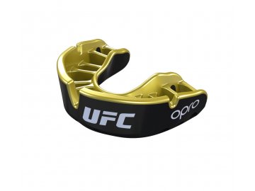 Chrániče zubů OPRO UFC BLACK GOLD (Barva ČERNÁ, Velikost SENIOR)
