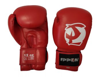 boxerské rukavice IPPON PROFESSIONAL RED