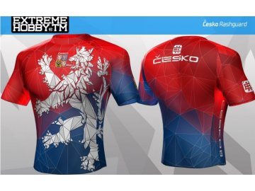 Rashguard Extreme Hobby ČESKÝ LEV ZE SÉRIE NÁRODNÍ HRDOST Pánsky