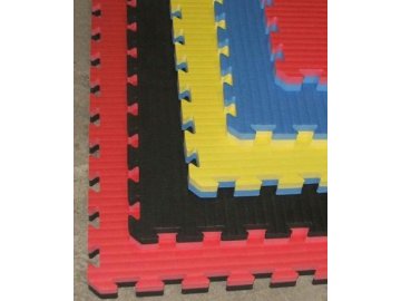 Tatami K.A.T. judo 4cm (Velikost 100 x 100 x 4, Barva ČERVENO - MODRÁ)