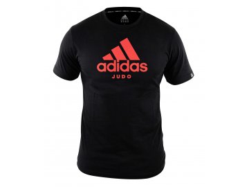 TRIKO ADIDAS COMMUNITY LINE JUDO BLACK RED