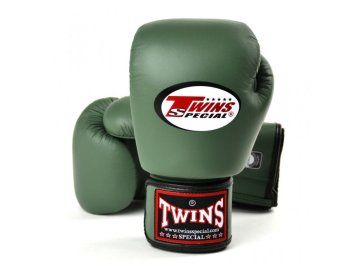 boxerské rukavice twins khaki