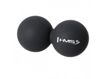 Dvojitý masážní míč HMS BLC02 černý - Lacrosse Ball