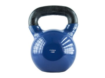 KN 24 KG KETTLEBELL POKRYTÝ VINYLEM HMS