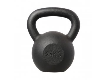 Litinový kettlebell HMS KZG24 24 kg, černý