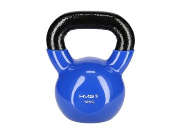 Kettlebell pokrytý vinylem HMS KN 10 kg, modrý