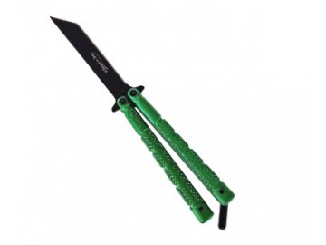 Motýlek Balisong Green Tanto