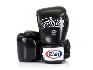 BOXERSKÉ RUKAVICE FAIRTEX Black