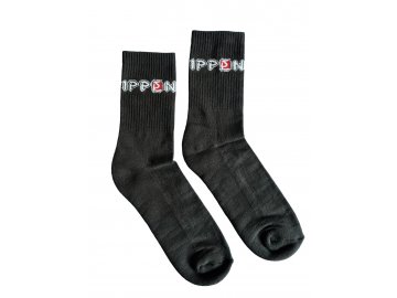 ponozky logo ippon black