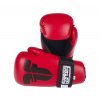 otevřené rukavice fighter strap červená