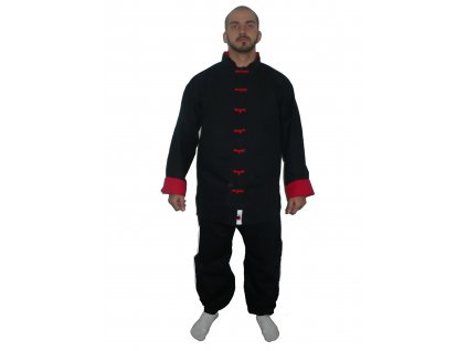 Ippon Uniforma Taichi ( nohavice úplet ) Red (Velikost 130, Barva ČERVENÁ)