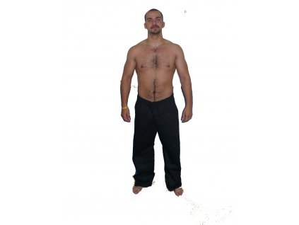 Ippon kalhoty Judo Black (Velikost 120, Barva ČERNÁ)
