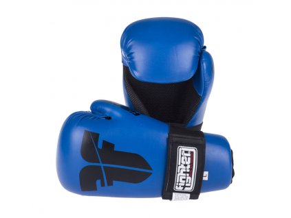 otevřené rukavice fighter strap blue