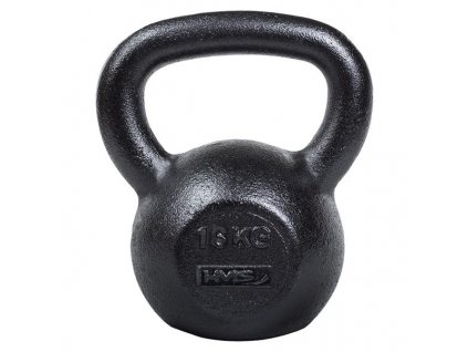 44418 litinovy kettlebell hms kzg16 16 kg cerny