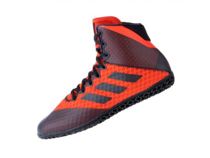 Zápasnické obuv Adidas Mat Wizard 4. černá červená