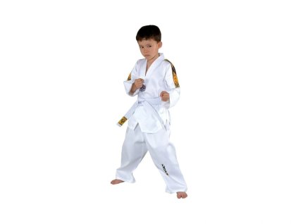 dobok taekwondo kwon tiger white