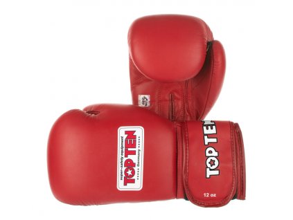 Boxerské rukavice TOP TEN AIBA RED