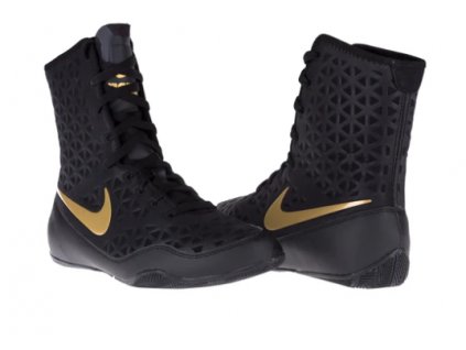 Boxerská obuv Nike KO - čierna/zlatá