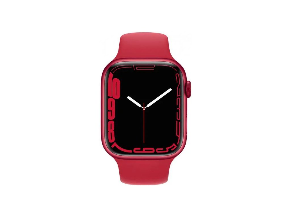 Chytré hodinky Apple Watch Series 7 / 41 mm / 32 GB / GPS / Red / ZÁNOVNÍ