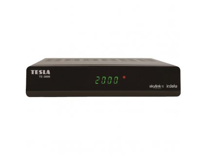 Satelitní přijímač TESLA TE-3000 / DVB-S2 / USB 2.0 / LAN / černá / ZÁNOVNÍ