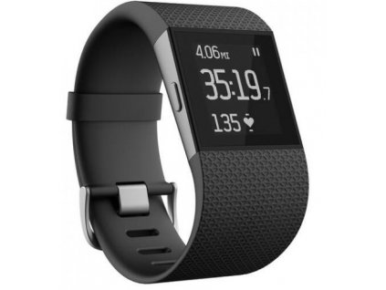 Fitness náramek Fitbit Surge (Large) (FB501BKL-EU) / černá / ROZBALENO