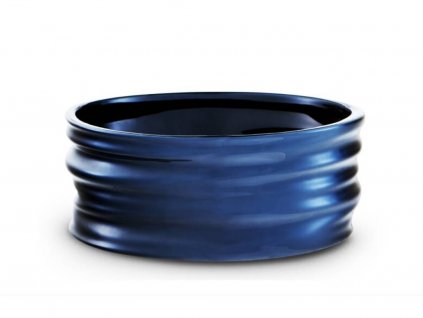 LINNA Keramická dekorativní miska / modrá