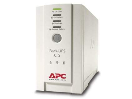 Záložní zdroj APC Back-UPS CS 650I / bílá / ROZBALENO