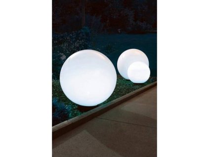 Venkovní lampa ve tvaru koule s bodcem Bresso / 20 cm / ROZBALENO