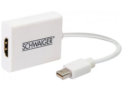 Mini DisplayPort adaptérový kabel Schwaiger Mini Display Port zástrčka / HDMI zásuvka / POŠKOZENÝ OBAL