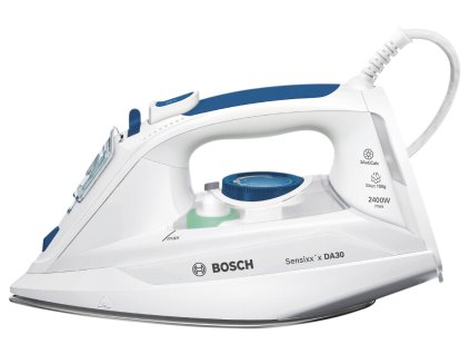 Napařovací žehlička Bosch TDA302401W / 2400 W / 150 g/min. / bílá / ZÁNOVNÍ