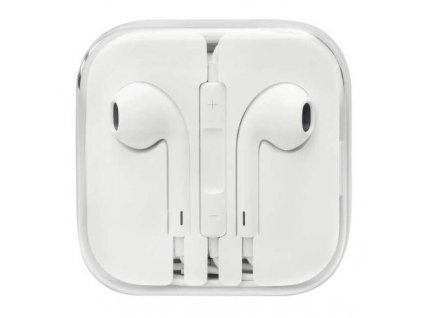 ORIGINÁLNÍ sluchátka Apple EarPods 3,5mm / MNHF2ZM/A/ bílá / ROZBALENO