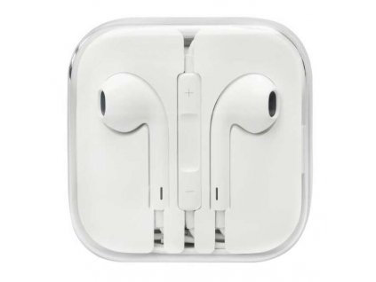 ORIGINÁLNÍ sluchátka Apple EarPods 3,5mm / MNHF2ZM/A/ bílá / ZÁNOVNÍ