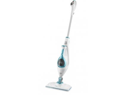 Parní mop 2v1 Black&Decker FSMH1621 / bílá / modrá / ZÁNOVNÍ