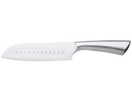 Kuchyňský nůž Bergner Santoku / 17,5 cm / nerezová ocel / stříbrná