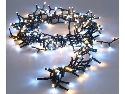 234252 wreath of led lights white 11 m