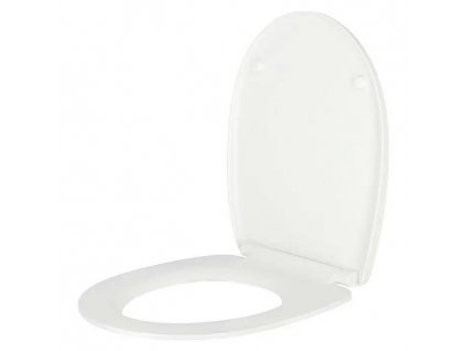WC sedátko Fino / duroplast / kov / mechanismus měkkého zavírání / bílá
