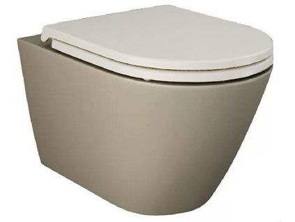 Závěsná WC mísa RAK Ceramics Feeling / sanitární keramika /cappuccino  / POŠKOZENÝ OBAL