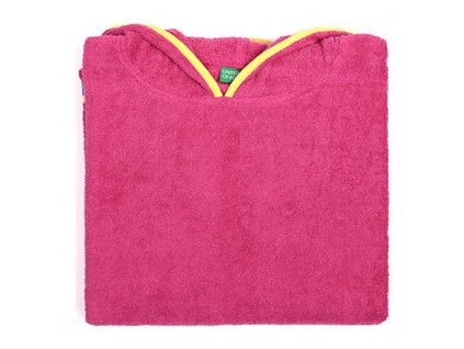 poncho benetton kids pink (1)