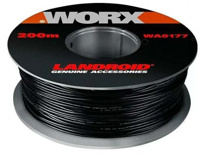 Obvodový drát Worx pro robotické sekačky Landroid M 500 B / 200 m / černá